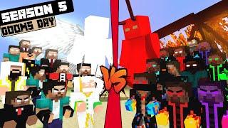 HEROBRINE BROS SEASON 5 FULL EPISODE DOOMS DAY THE MOVIE - Minecraft Animations