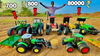 RC Expensive Handmade Tractor Vs RC Low Cost Tractors track test