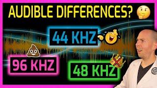 96 kHz vs 48 kHz vs 44 kHz - What's (really) the Best Sample Rate for Audio? [2023]