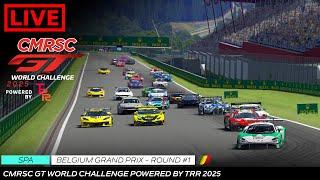 Live l Round 1 l Belgium Grand Prix l CMRSC GT World Challenge 2025