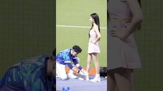【Fubon Angels】貼心暖男阿崔幫珉貞綁鞋帶 這幕好像在哪裡見過│ 20250614 富邦悍將 G!POP流行音樂節 #台湾チア #fancam