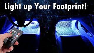 LED Strips: 8 Colors Footwell LED Atmosphere Lights with Wireless Remote from senzeal-auto.com