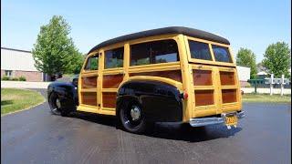 1948 Ford Woodie Woody Wagon Custom Restomod in Black & Ride on My Car Story with Lou Costabile