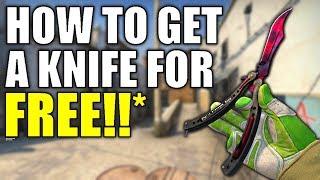 THE BEST WAY TO GET A FREE CSGO KNIFE (actually works!) | TDM_Heyzeus