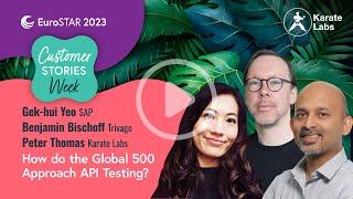 How do the Global 500 approach API testing?