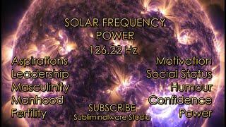 SUN FREQUENCY - 126.22 Hz - 10 hours - Charming personality, success in life, social status etc