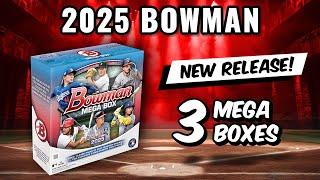 NEW RELEASEAUTO & A BANGER!! 2025 BOWMAN MEGA BOX RIP