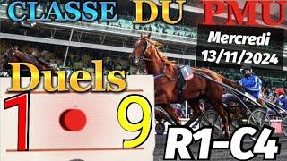 Pronostic PMU : Base Solide du quinté du mercredi 13/11/2024 R1-C4 PRIX JACQUES BRION