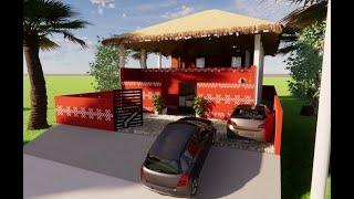 Traditional Village Style Restaurant Design