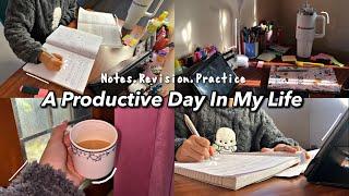 A Productive Day In My Life ️ Study Vlog 🫧Morning to night study with me 