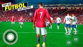 TOP 10 MEJORES JUEGOS de FUTBOL Para Android & iOS 2024 