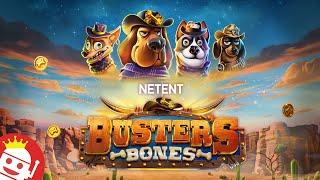 BUSTER'S BONES  (NETENT)  NEW SLOT!  FIRST LOOK! 