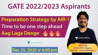 GATE 2022/2023 Aspirants | Preparation Strategy by AIR-1 | Aag Laga Denge 