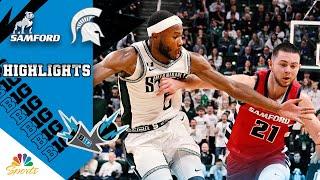 Samford vs. Michigan State | COLLEGE BASKETBALL HIGHLIGHTS | 11/19/24 | NBC Sports