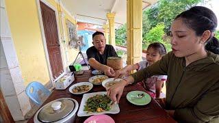 Living a better life in Laos / have a personal chef to cook at home.