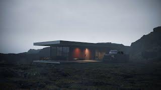 Cinematic House in Tundra Iceland in Unreal Engine 5