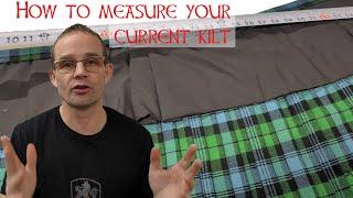 UTKilts: How To Measure a traditional or utility kilt you already have