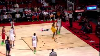 Dion Waiters between the legs dunk - BBVA NBA Rising Stars Challenge 2013