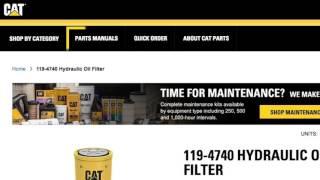 Order Cat Parts Online with Parts.cat.com - Foley Equipment Tech Tips