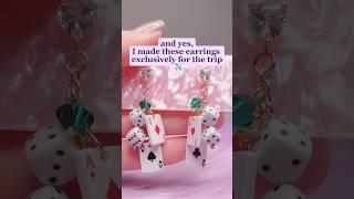 Can you guess where I went? ️ #jewelry #earrings #smallbusiness #jewelrymaking #creativejewelry