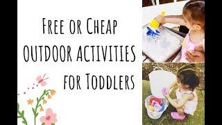 Outdoor Activities for Toddlers | Free or Cheap Outdoor Activities to Do With a Toddler | Collab