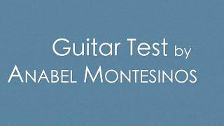 Anabel Montesinos - Guitar Test - Festival Sor 2021