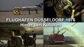 Flughafen Düsseldorf 1976 Hinter den Kulissen des Airports