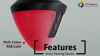 Product Visualization - Smart Parking Sensor - 3D Animation