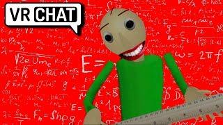 (VRchat) Baldi Gets Angrier For Everything You Get Wrong...