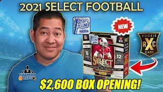 $2600+ BOX OPENING! 2021 Select Football 1st Off The Line (FOTL)!