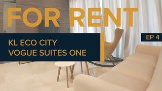 Rent | KL Eco City, Vogue Suites One Residence |1+1Bedroom 1Bathroom unit with balcony(789 sqft) EP4