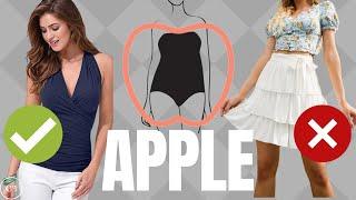 How to Dress an APPLE Body Shape: Tops, Bottoms, Dresses & Jackets