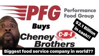 PFG just broke the internet buying Cheney Bros for $2.1 Billion..in cash‼️