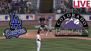 LIVE MLB Los Angeles dodgers VS Colorado Rockies/September 28/MLB THE SHOW 2024 /MLB EN VIVO