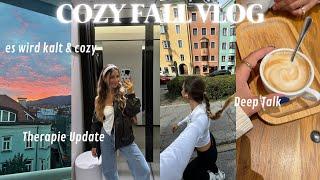 COZY WEEKLY FALL VLOG  // es wird kalt, Wohnung wird cozy, Therapie geht weiter,Laufen in Innsbruck