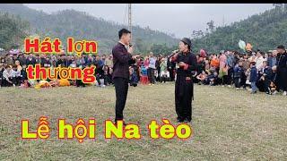 Hát sli lợn đối đáp giao lưu lễ hội Na tèo vui quá