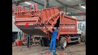 Why recommend CEEC TRUCKS produced 16cbm garbage compactor truck and Superstructure body?