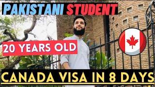 20-Year-Old Pakistani Student in Canada | Canada Visa in 8 Days | Study Vlog