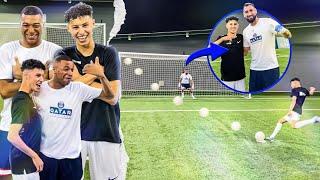 I LEFT MBAPPÉ SPEECHLESS! Football challenges vs Neymar, Donnarumma & Mbappé