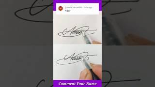 Smart signature writing || sign || letter art & calligraphy