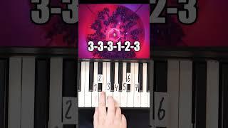 /2 Mingle Game Song Squid Game Piano Tutorial #shorts