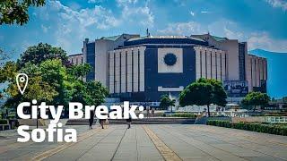 Sofia. Weekend in the Bulgarian capital. Monuments, places, museums, public communication 4K