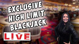  LIVE: Exclusive HIGH LIMIT Blackjack! | Jackpot Slot Spot