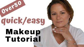 Simple Makeup Look for Everyday | Minimal Makeup look |  Mature makeup GRWM  | Over 50