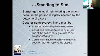 What is Legal Standing? (Business Law 101 #16)