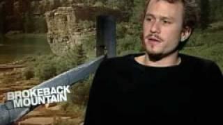 Brokeback Mountain interview with Heath Ledger