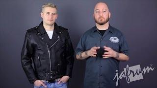 MJ402 Classic Leather Motorcycle Jacket Review at Jafrum.com