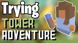 Trying out Tower Adventures for the first time! | Roblox