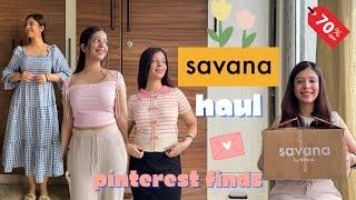 *Huge* Savana try on haul | Cute tops , dresses and bottoms from Savana #savanahaul