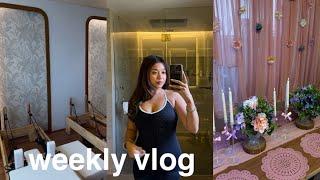 weekly vlog | new pilates studio, packing boxes & why are we moving?